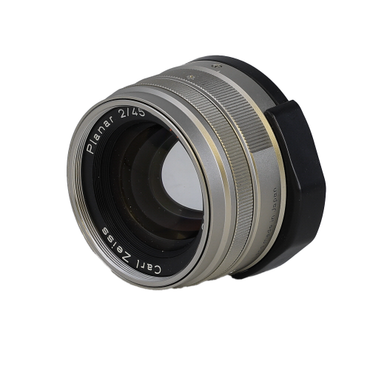 Contax 45mm f/2 Zeiss Planar T* Lens for G-Series, Titanium