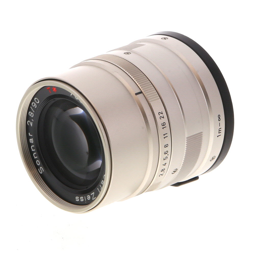 Contax 90mm f/2.8 Zeiss Sonnar T* Lens for G-Series, Titanium