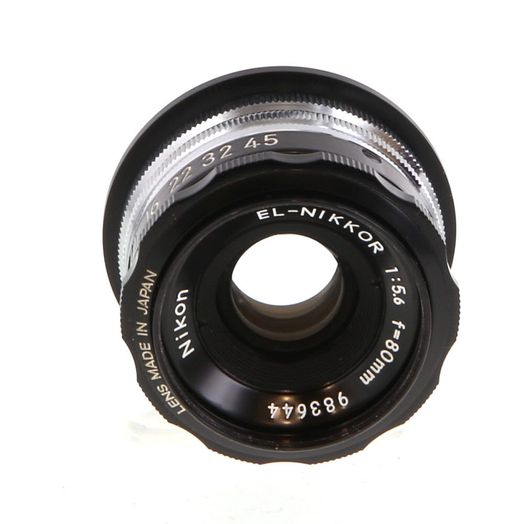 Nikon 80mm F/5.6 EL-Nikkor (32mm Mount) Enlarging Lens (With Ring)