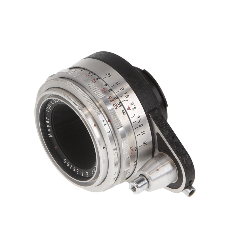 Meyer-Optik Gorlitz 50mm f/3.5 Primotar E Lens for Exakta Mount, Chrome