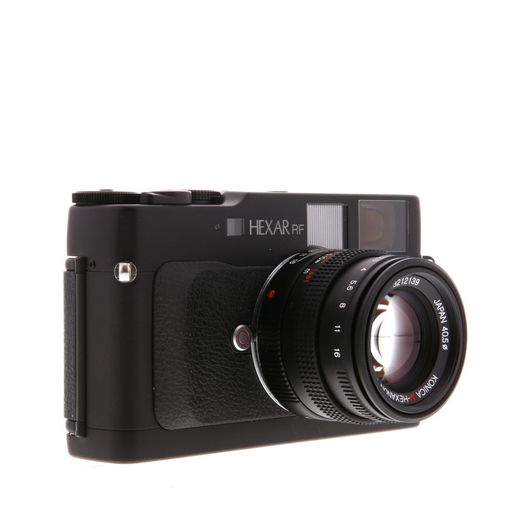 Konica Hexar RF Camera with 50mm f/2 M-Hexanon Lens, Black