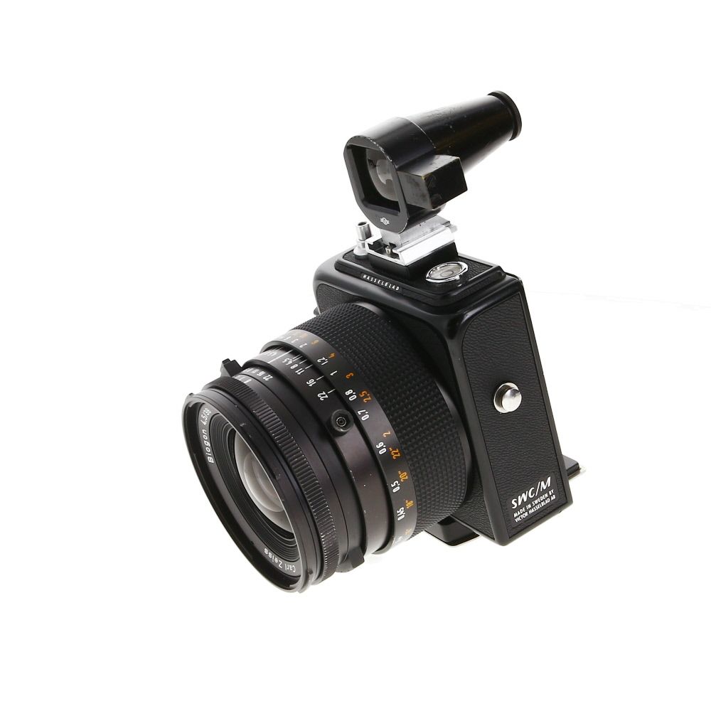 フィルムカメラ Hasselblad SWC Hasselblad SWC/M Black CF T* Medium Format Camera with 38mm f/4.5