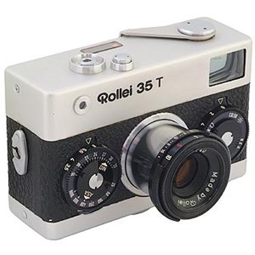 Rollei 35T 40mm f/3.5 Tessar Camera, Singapore, Chrome {30.5}