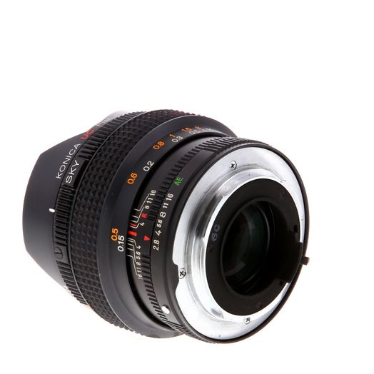 Konica 15mm f/2.8 Hexanon Fisheye AE UC AR Mount Lens {Built-in