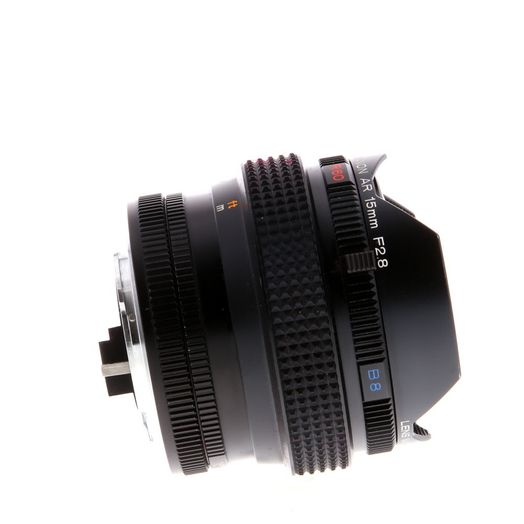 Konica 15mm f/2.8 Hexanon Fisheye AE UC AR Mount Lens {Built-in