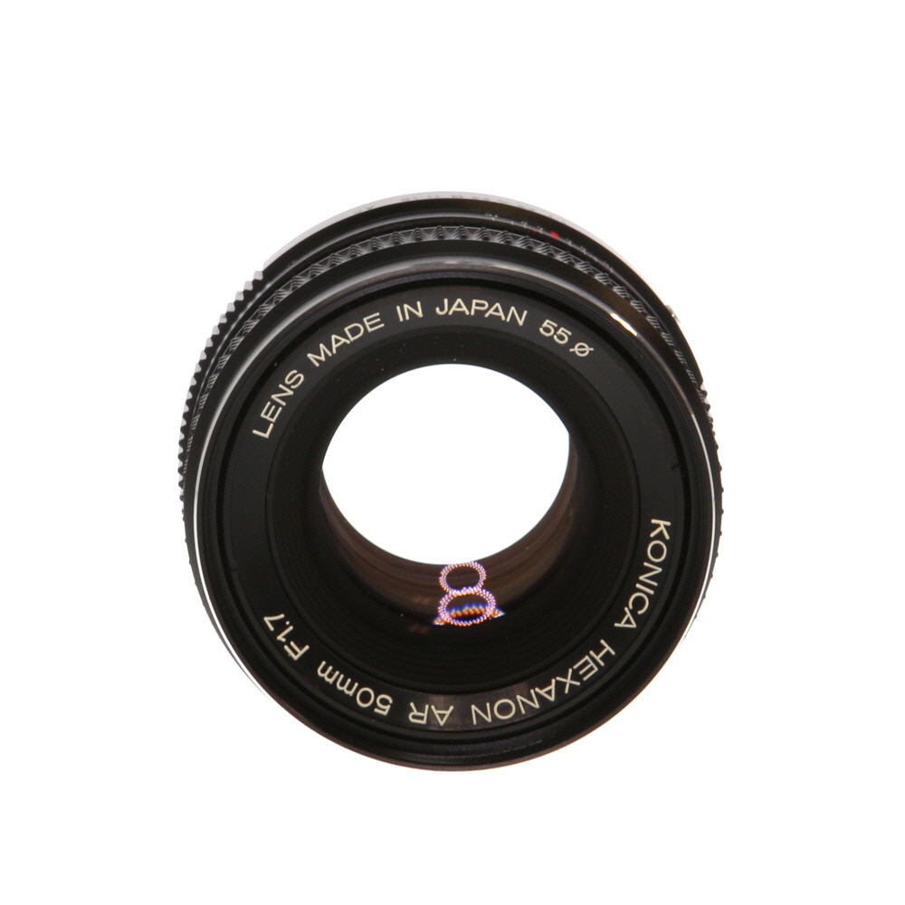 Konica 50mm F/1.7 Hexanon AE AR Mount Lens
