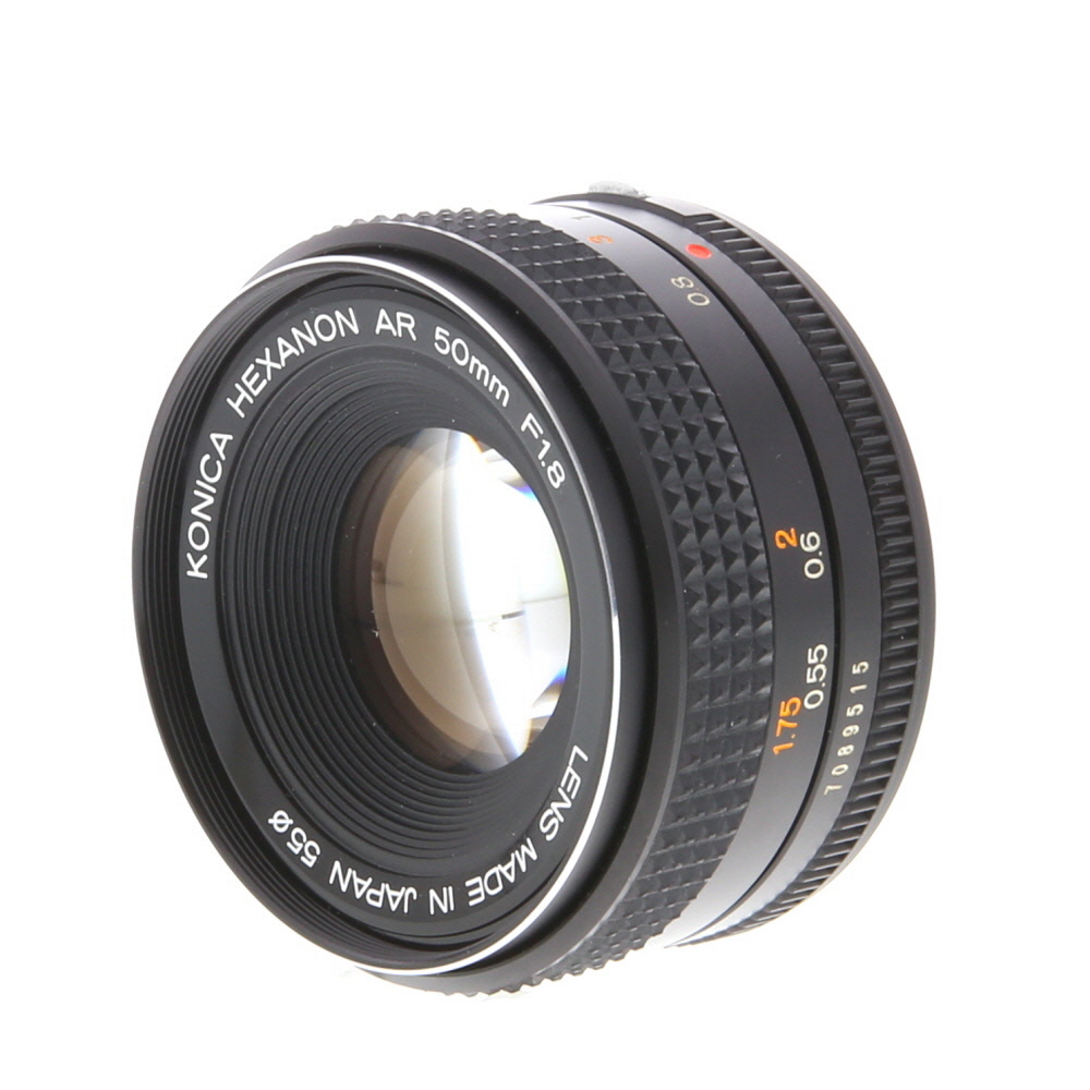 Konica 50mm f/1.8 Hexanon AE AR Mount Lens