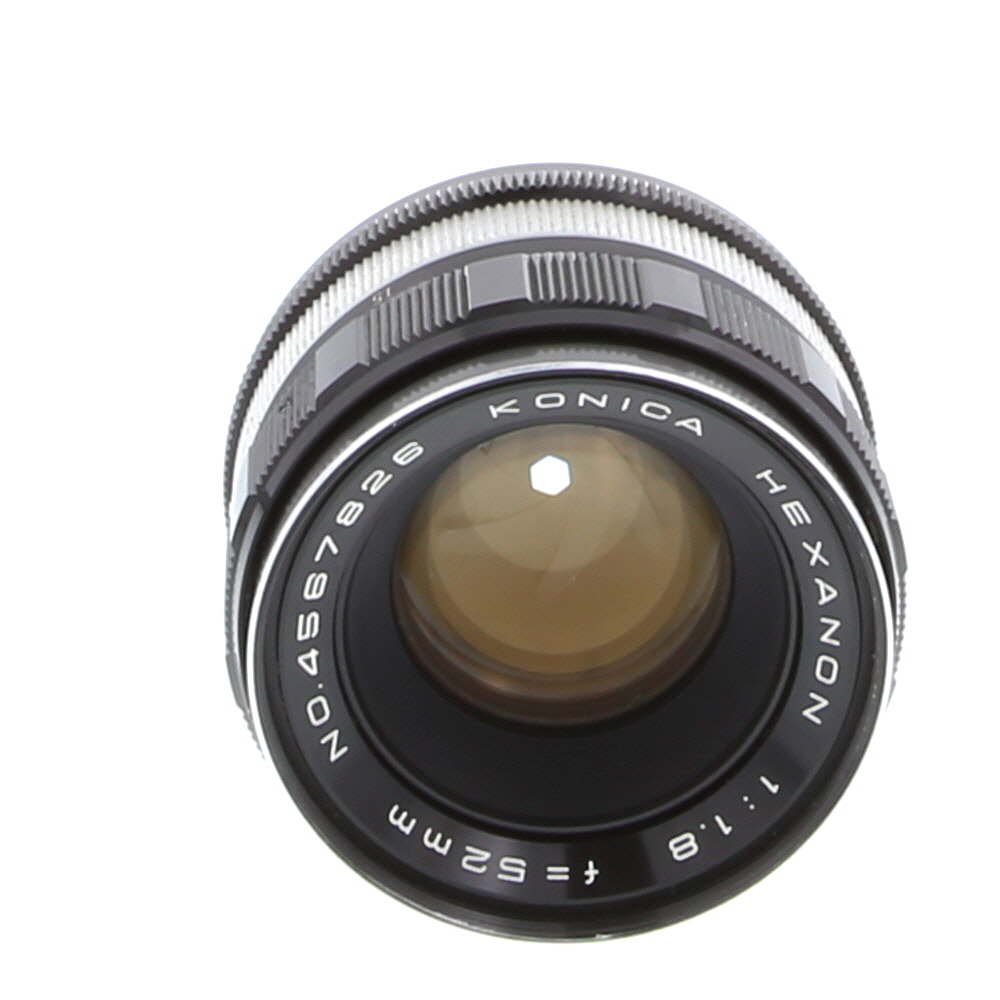 Konica 52mm f/1.8 Hexanon EE Lens