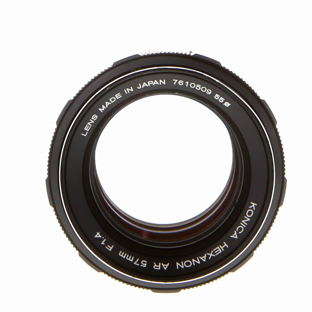 Konica 57mm f/1.4 Hexanon EE AR Mount Lens