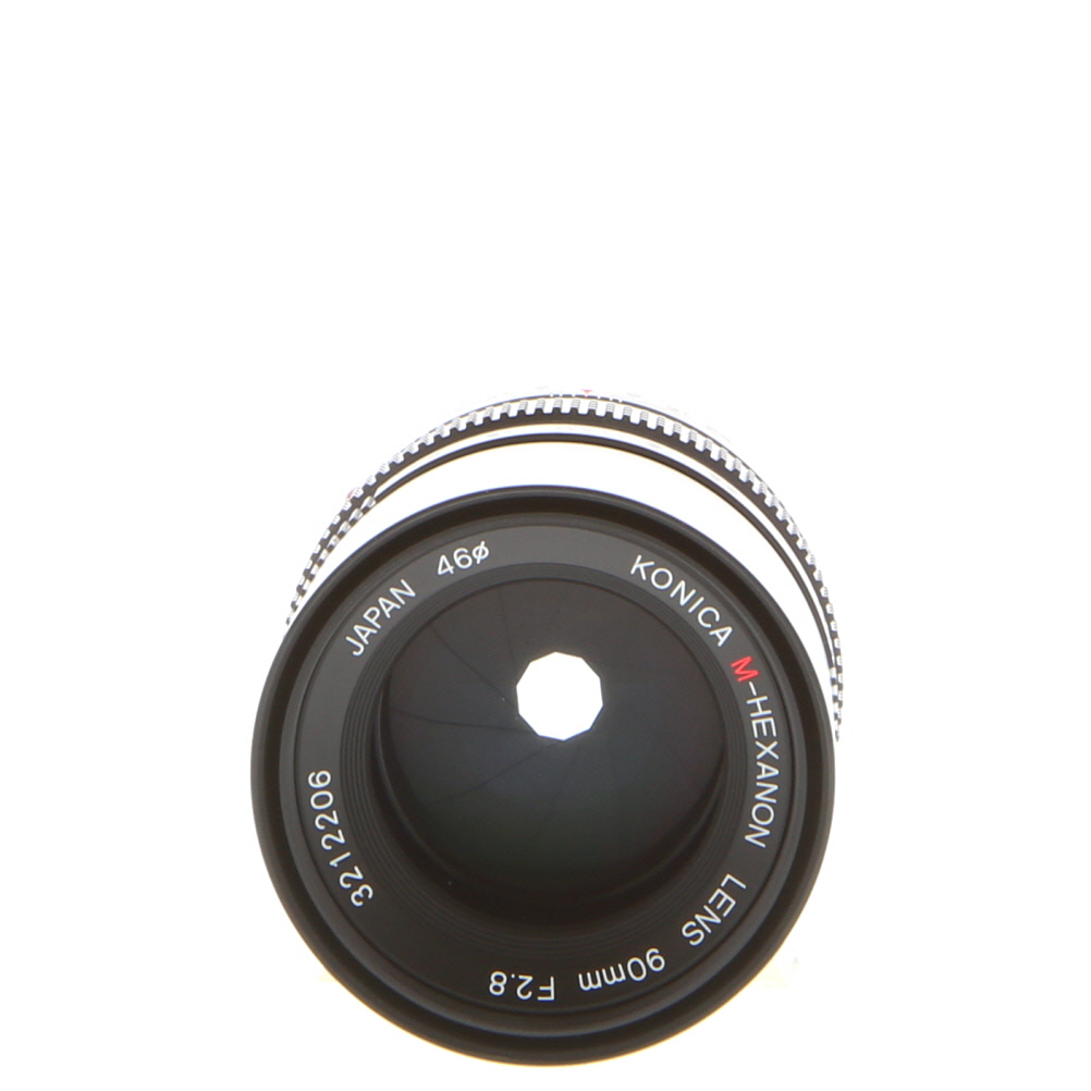 Konica 90mm f/2.8 M-Hexanon Lens for Hexar RF, Black