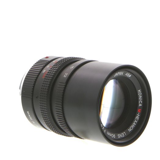 Konica 90mm f/2.8 M-Hexanon Lens for Hexar RF, Black {46}