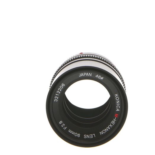 Konica 90mm f/2.8 M-Hexanon Lens for Hexar RF, Black {46}