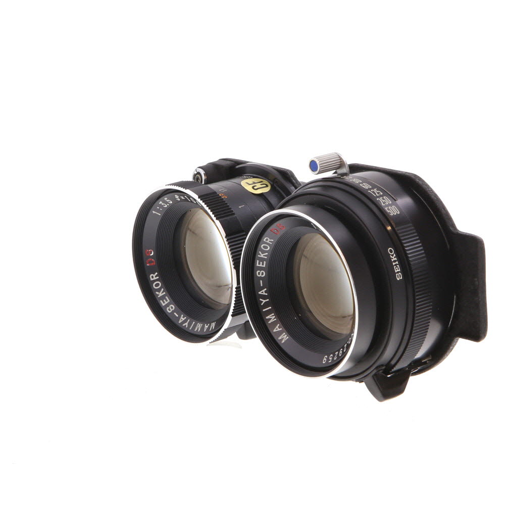 Mamiya-Sekor 105mm f/3.5 DS Seiko Lens for TLR, Black