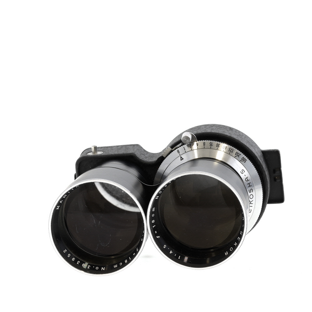 Mamiya-Sekor 18cm (180mm) f/4.5 Seikosha-S Lens for TLR, Chrome