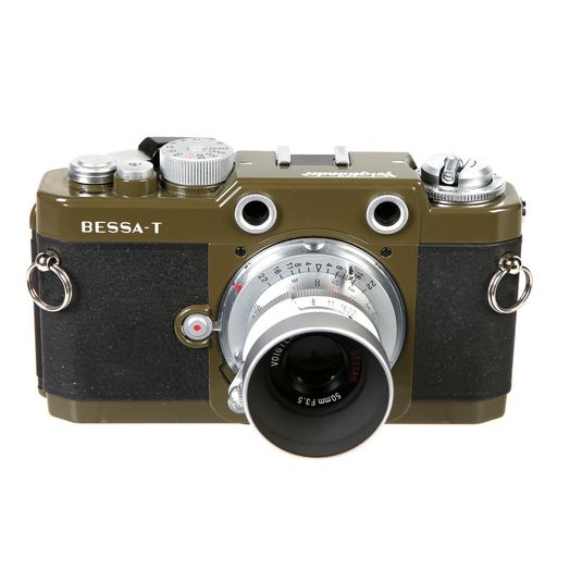 Voigtlander BESSA-T 本体 オリーブ Voigtlander Bessa-T Heliar 1900-2001, 101 Year 35mm Rangefinder, Olive