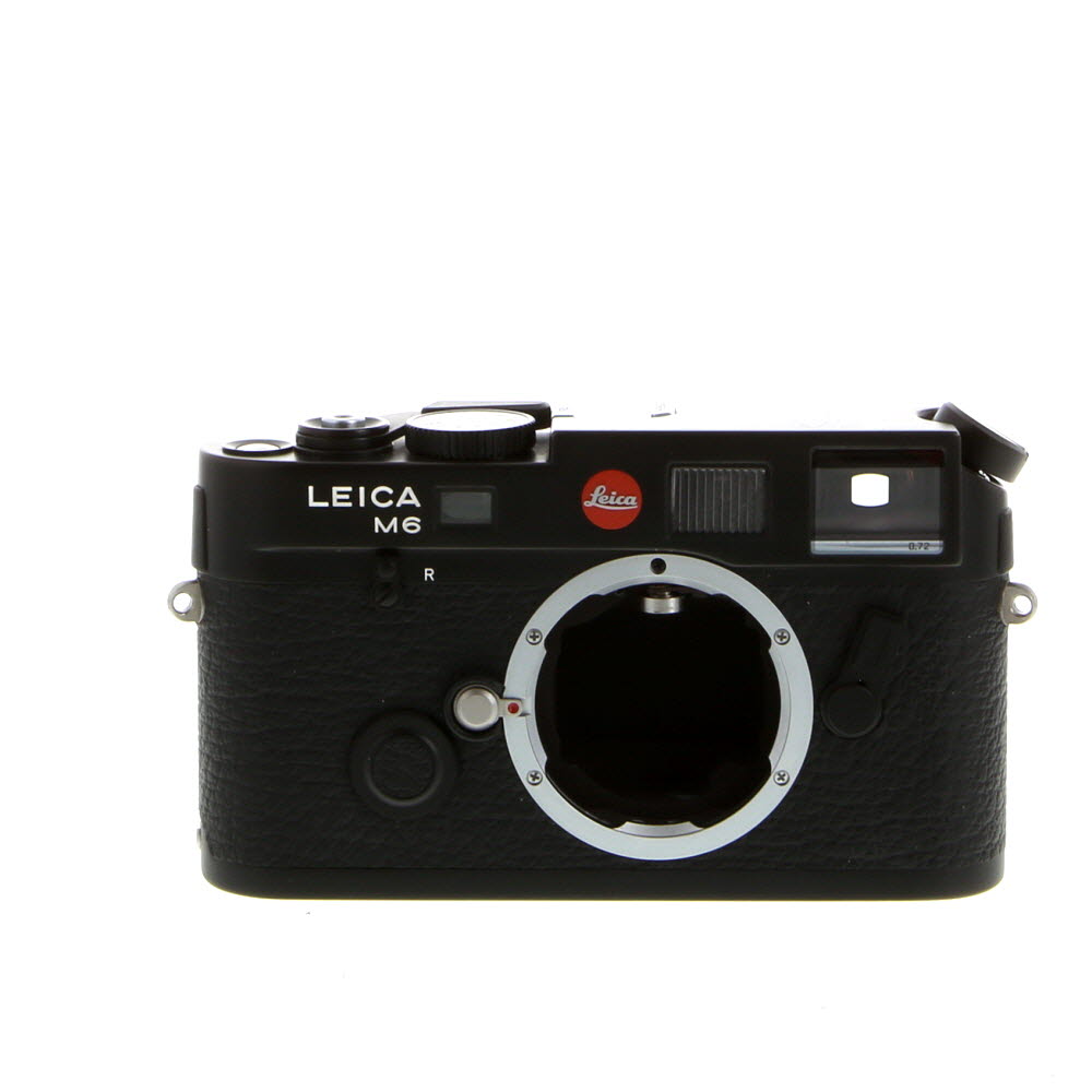 Leica M6 TTL (0.72X Finder/28-135mm) 35mm Rangefinder Camera Body, Black Chrome (10433)