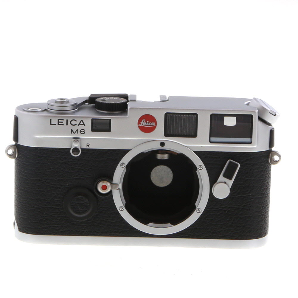 Leica M6 (0.72X Finder/28-135mm) 35mm Rangefinder Camera Body, Silver Chrome (10414)