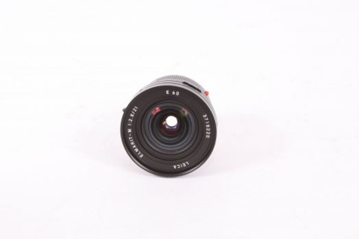 LEITZ Leica Elmarit M 21mm/F2.8 E60 Pre-A Black Lens Yr.1983 Canada #11370