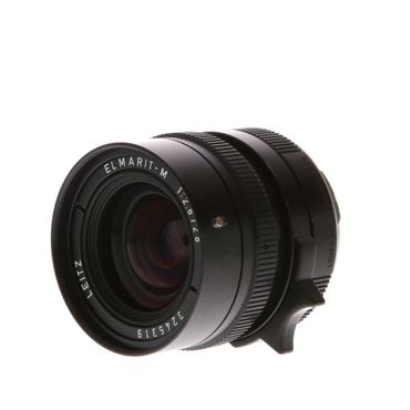 Leica 28mm f/2.8 Elmarit-M (3rd Version) M-Mount Lens with Hood Pins, Canada, Black {E49} 11804