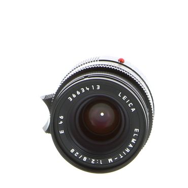 Leica 28mm f/2.8 Elmarit-M (4th Version) M-Mount Lens, Germany, Black {E46} 11809