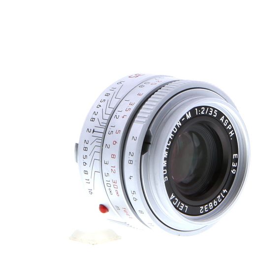 Leica 35mm f/2 Summicron-M ASPH. Lens for M-Mount, Germany, Chrome