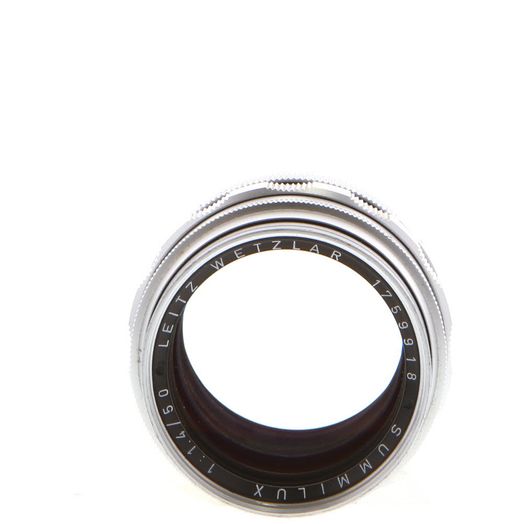 Leica 50mm f/1.4 Summilux Wetzlar M-Mount Lens, Germany, Chrome