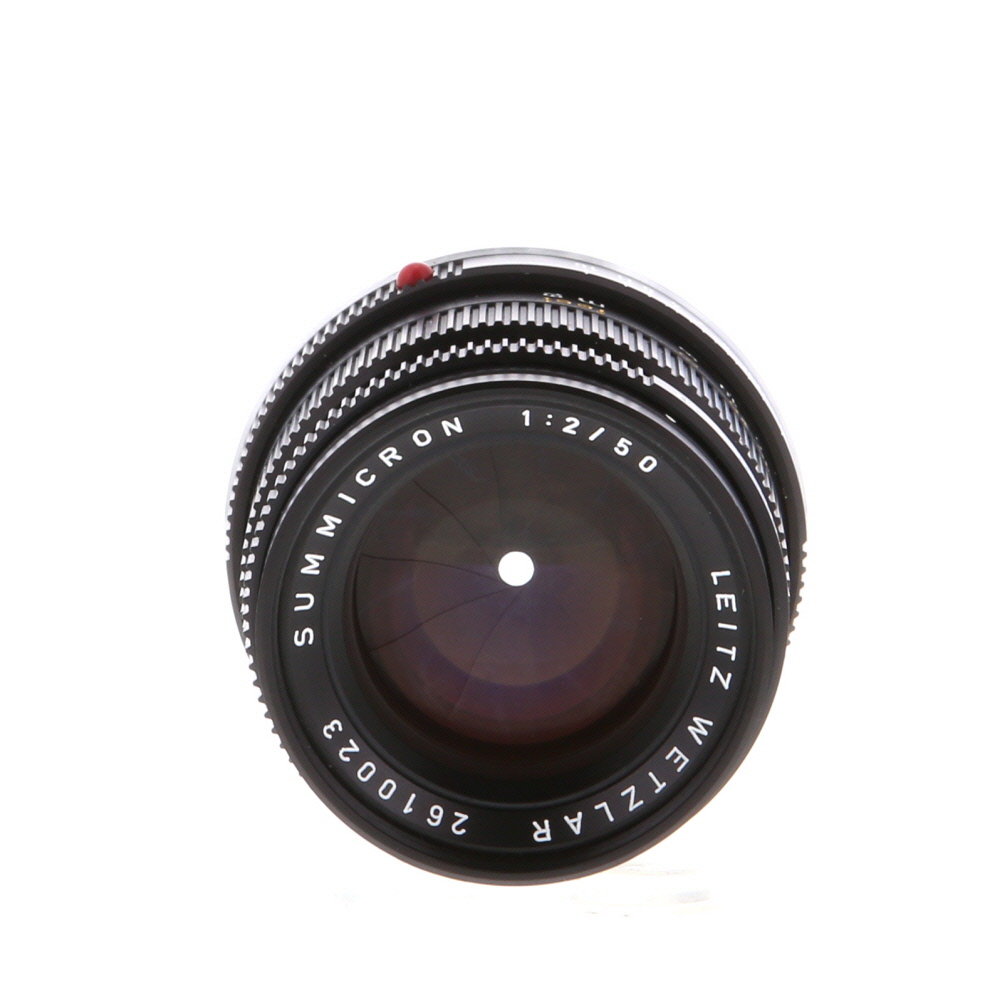 Leica 50mm f/2 Summicron Wetzlar Rigid M-Mount Lens, Germany, Black