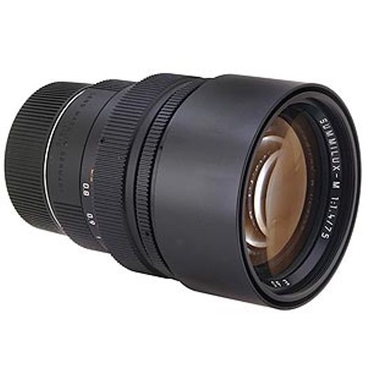 レンコン　Leica SUMMILIX-M 1:1.4/75 E60 Leica 75mm f/1.4 Summilux-M M-Mount Lens with Built-In-Hood, Black