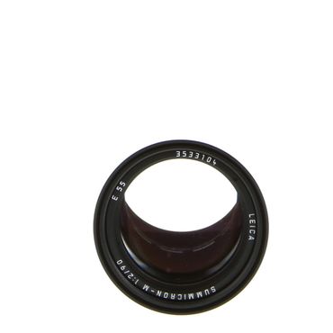 Leica 90mm f/2 Summicron-M M-Mount Lens, Canada. Black {E55} 11136 Ver 2