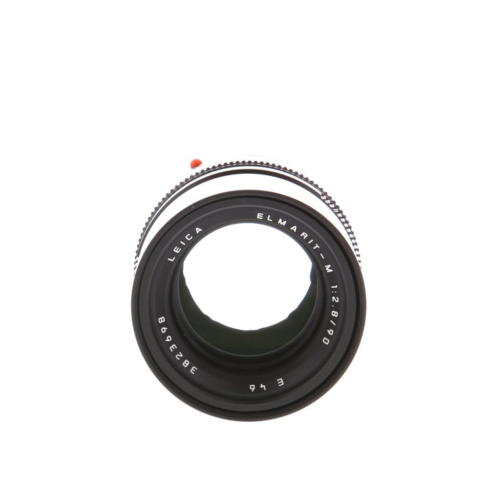 Leica 90mm f/2.8 Elmarit-M M-Mount Lens with Built-In Hood, Germany, Black