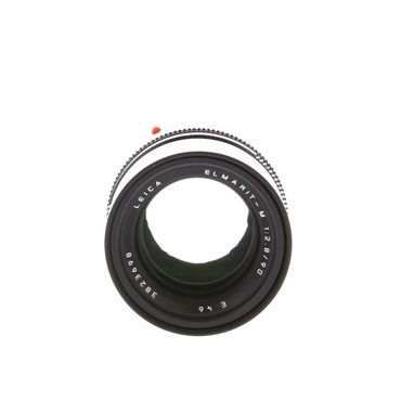 Leica 90mm f/2.8 Elmarit-M M-Mount Lens with Built-In Hood, Germany, Black {E46} 11807