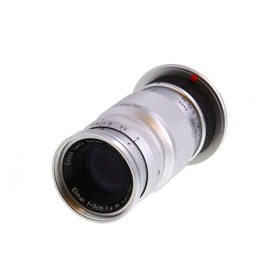 Leica 9cm (90mm) f/4 Elmar Wetzlar M-Mount Lens, Germany, Chrome