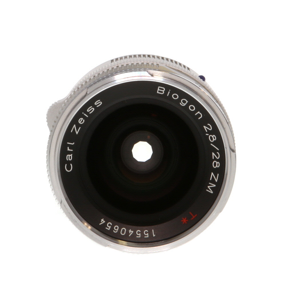 Zeiss 28mm f/2.8 ZM Biogon T* Lens for Leica M-Mount, Silver