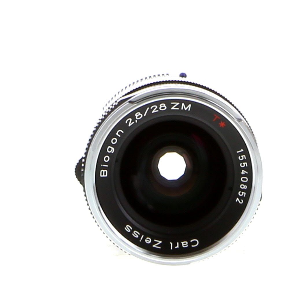 Zeiss 28mm f/2.8 ZM Biogon T* Lens for Leica M-Mount, Black {46}