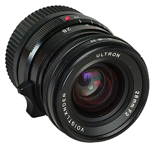 Voigtlander 28mm f/2 Ultron (I) VM Lens for Leica M-Mount, Black
