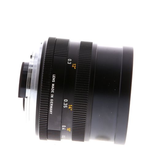 Leica 35mm f/2 Summicron-R Wetzlar 3 Cam R-Mount Lens, Late, Black
