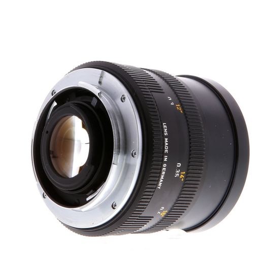 Leica 35mm f/2 Summicron-R Wetzlar 3 Cam R-Mount Lens, Late, Black