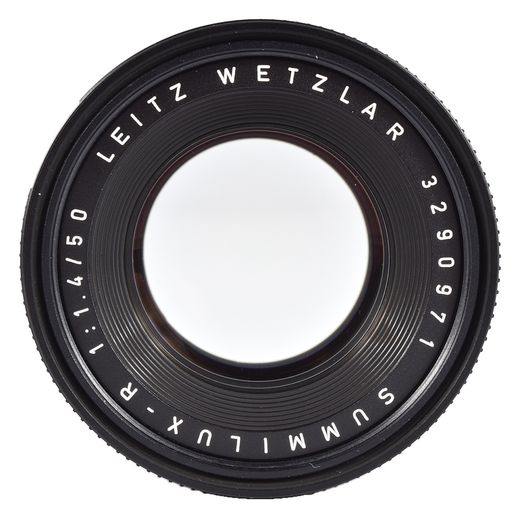 Leica 50mm f/1.4 Summilux-R 3 Cam Lens with Built-in Hood, Black {55