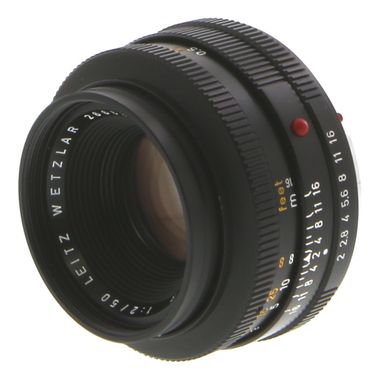 Leica 50mm f/2 Summicron-R 3 Cam Lens, Made in Canada, Late, Black