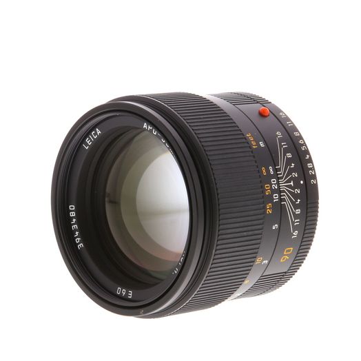 Leica 90mm f/2 APO-Summicron-R ASPH. ROM R-Mount Lens {E60} 11350
