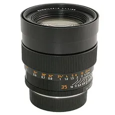 Leica 50mm f/1.4 Summilux-R 3 Cam Lens with Built-in Hood, Black