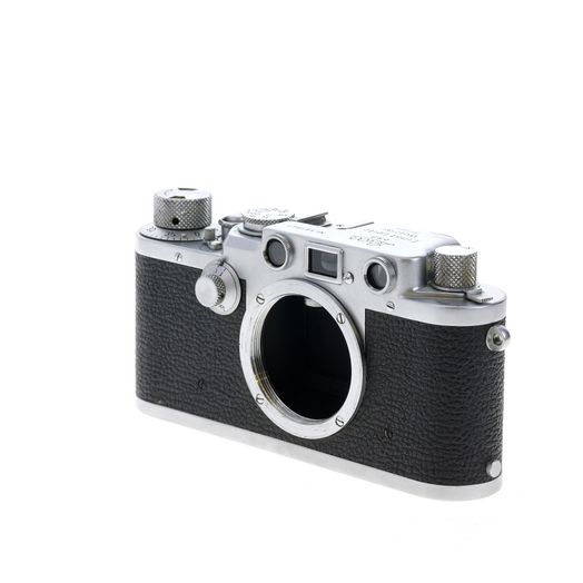 Leica IIIF Black Dial 35mm Rangefinder Camera Body, Chrome