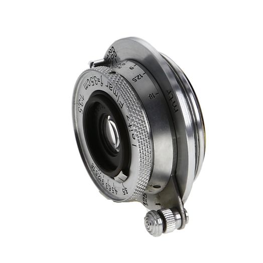 Leica 3.5cm (35mm) f/3.5 Elmar Screw Mount Lens, Chrome {A36 Clamp-On}