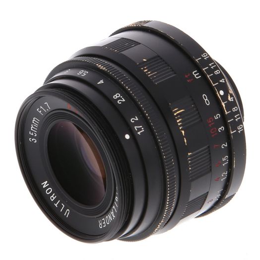 Voigtlander 35mm F/1.7 Ultron Aspherical Black Lens For Leica