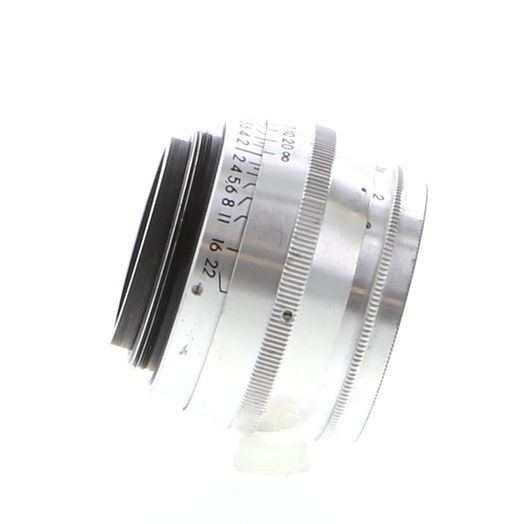 KMZ 50mm f/2 Jupiter-8 Lens for M39 Screw Mount, Chrome {40.5}