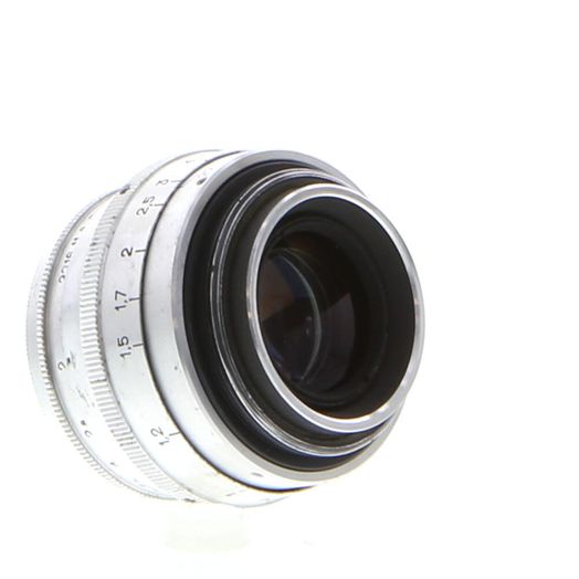 KMZ 50mm f/2 Jupiter-8 Lens for M39 Screw Mount, Chrome {40.5}