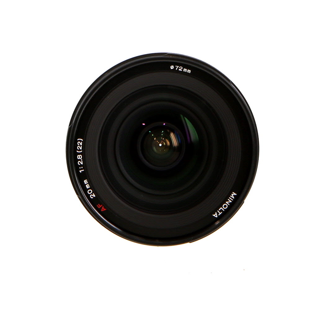 Minolta 20mm F/2.8 Alpha Mount Autofocus Lens