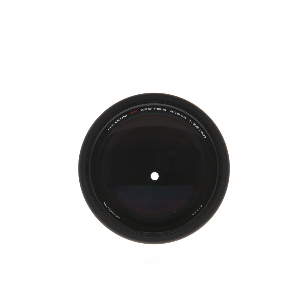 Minolta 200mm F/2.8 APO Alpha Mount Autofocus Lens, White