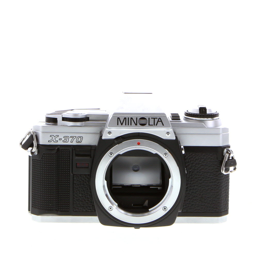 Minolta X-370 35mm Camera Body, Chrome