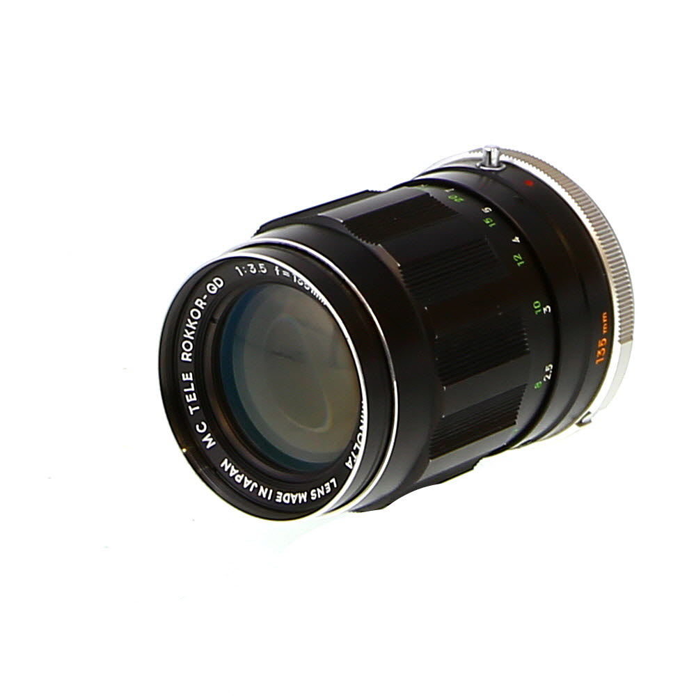 Minolta 135mm F/3.5 Celtic MD Mount Manual Focus Lens